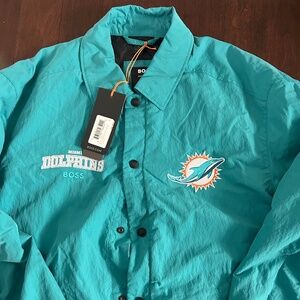 Hugo Boss Miami Dolphins NFL Men’s Blue Jacket